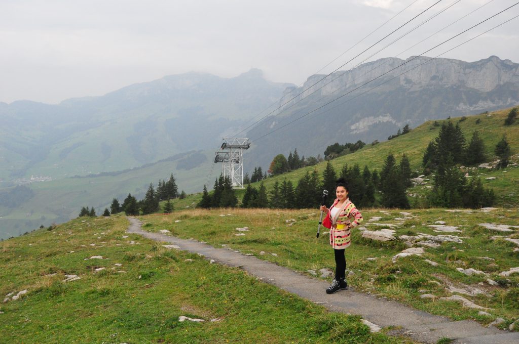 Got Down From Cable Car & Walking Towards Wildkirchli