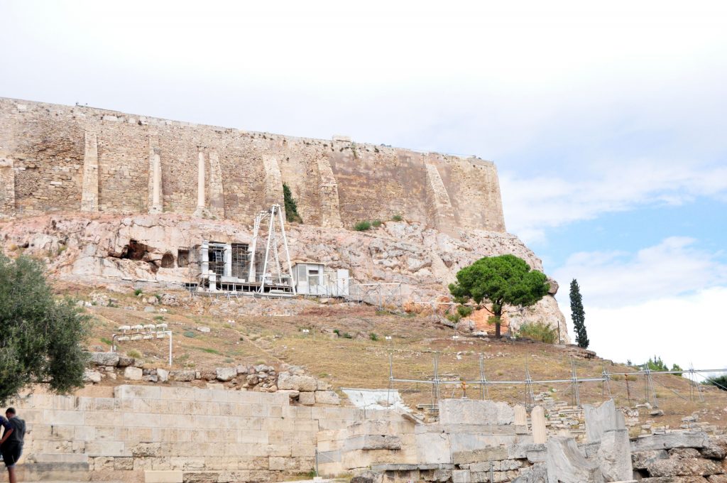 View of Acropolis from the Entrance
