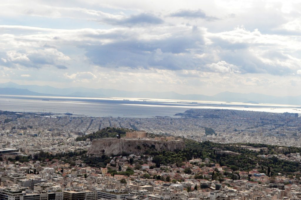 Acropolis-as-seen-from-Lycabettus-Hill