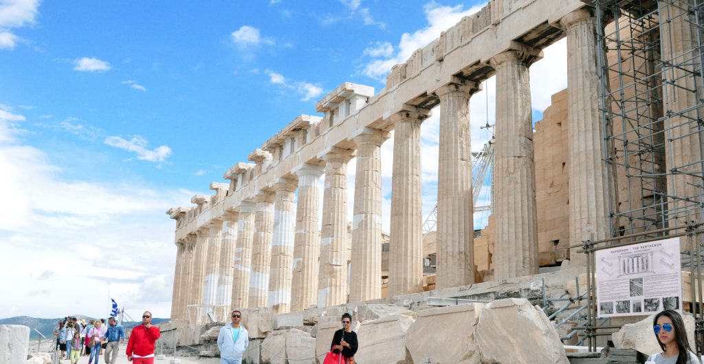 Aarti Posing - Parthenon