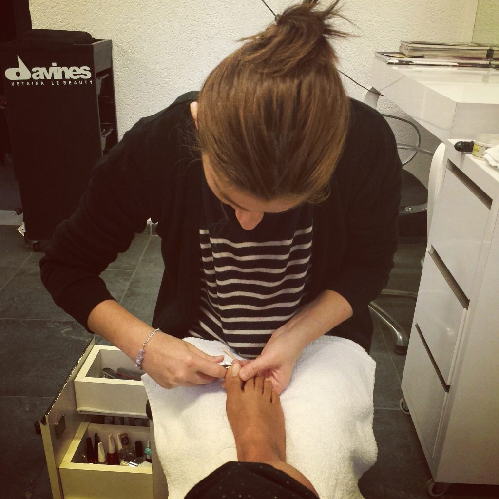 Aarti getting Salon Treatment in Istanbul