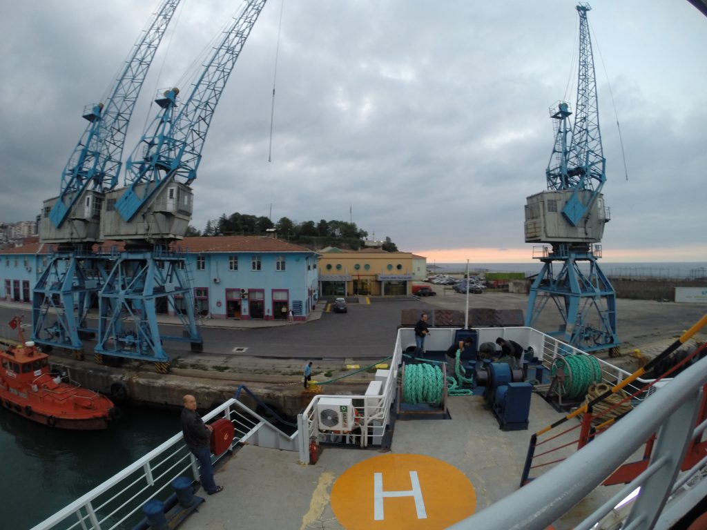 Ferry Leaving Trabzon Port